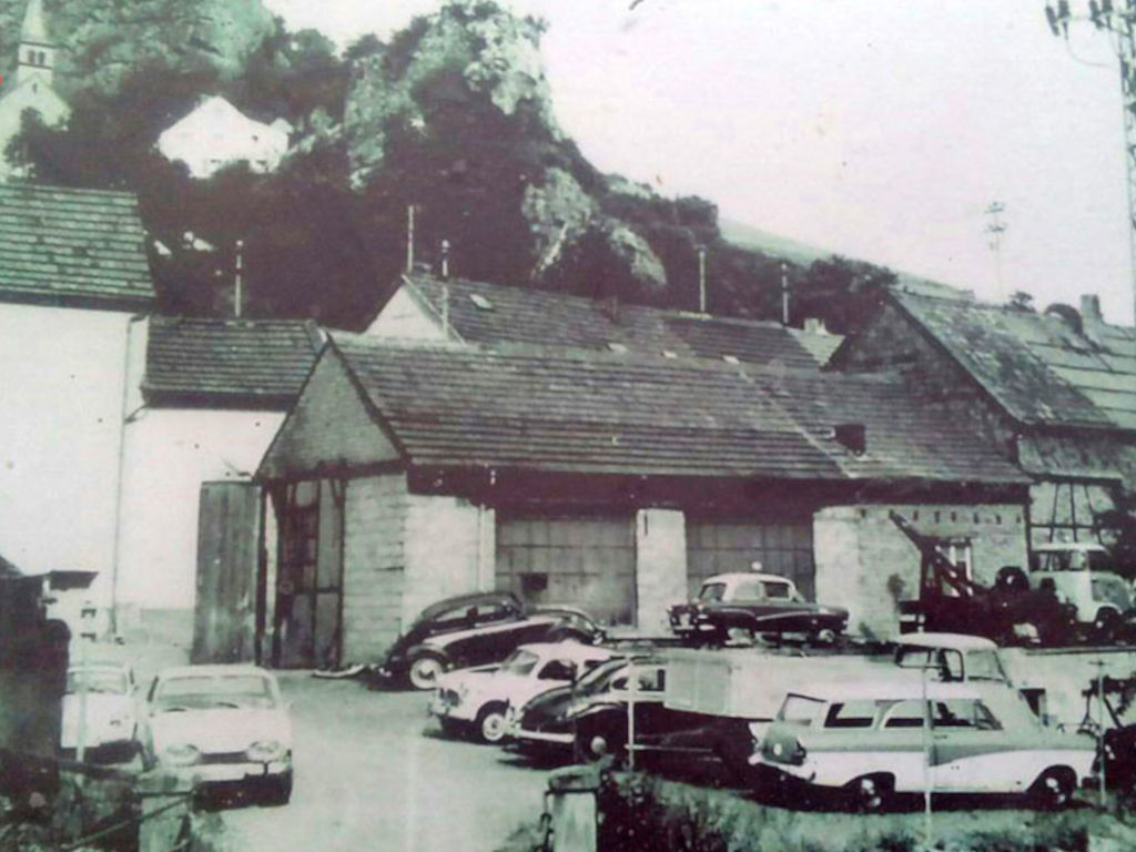Früherer Standort in Kirn-Kallenfels zur Zeit der Gründung im Jahr 1951 durch Karl Muser